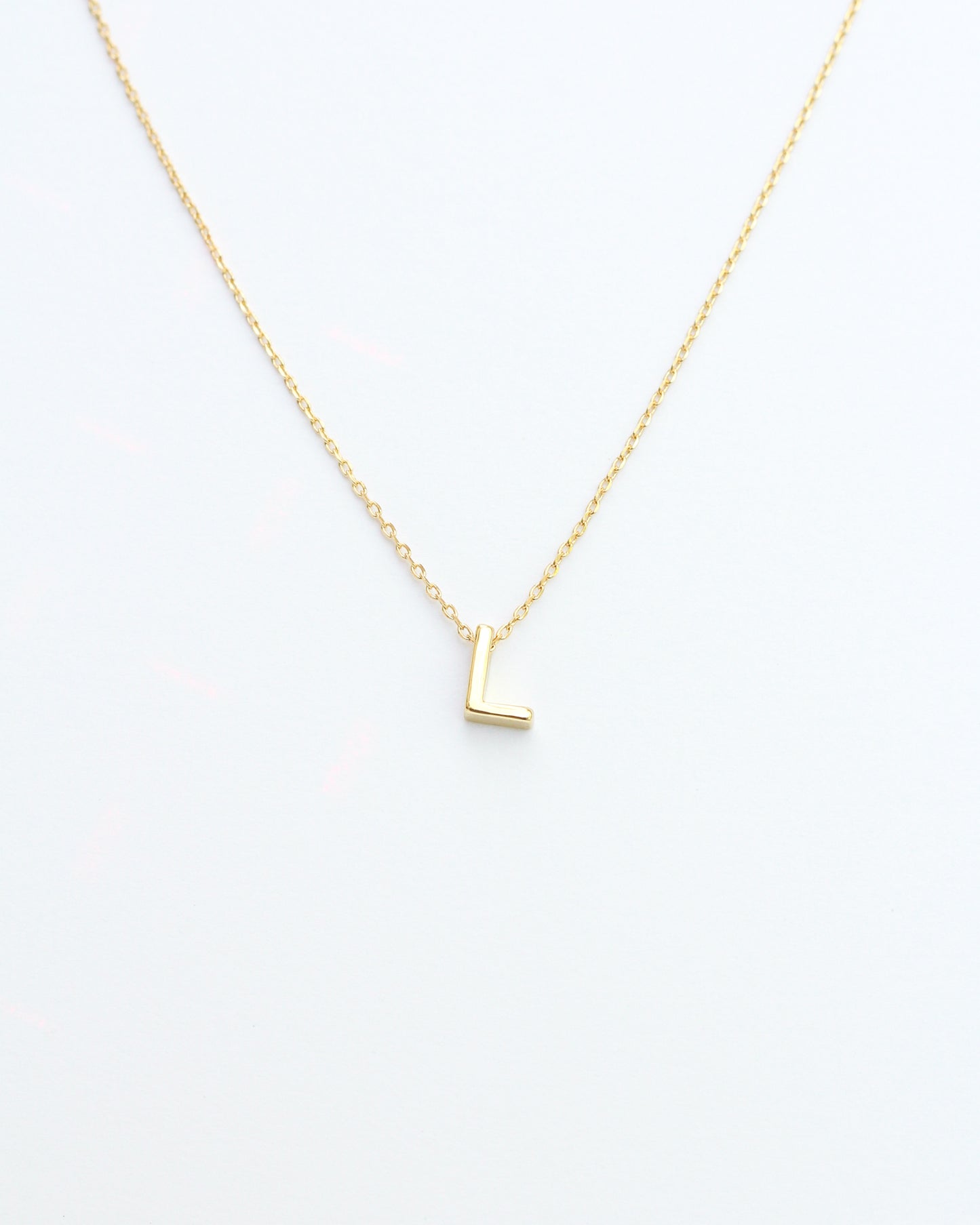 Letter L necklace