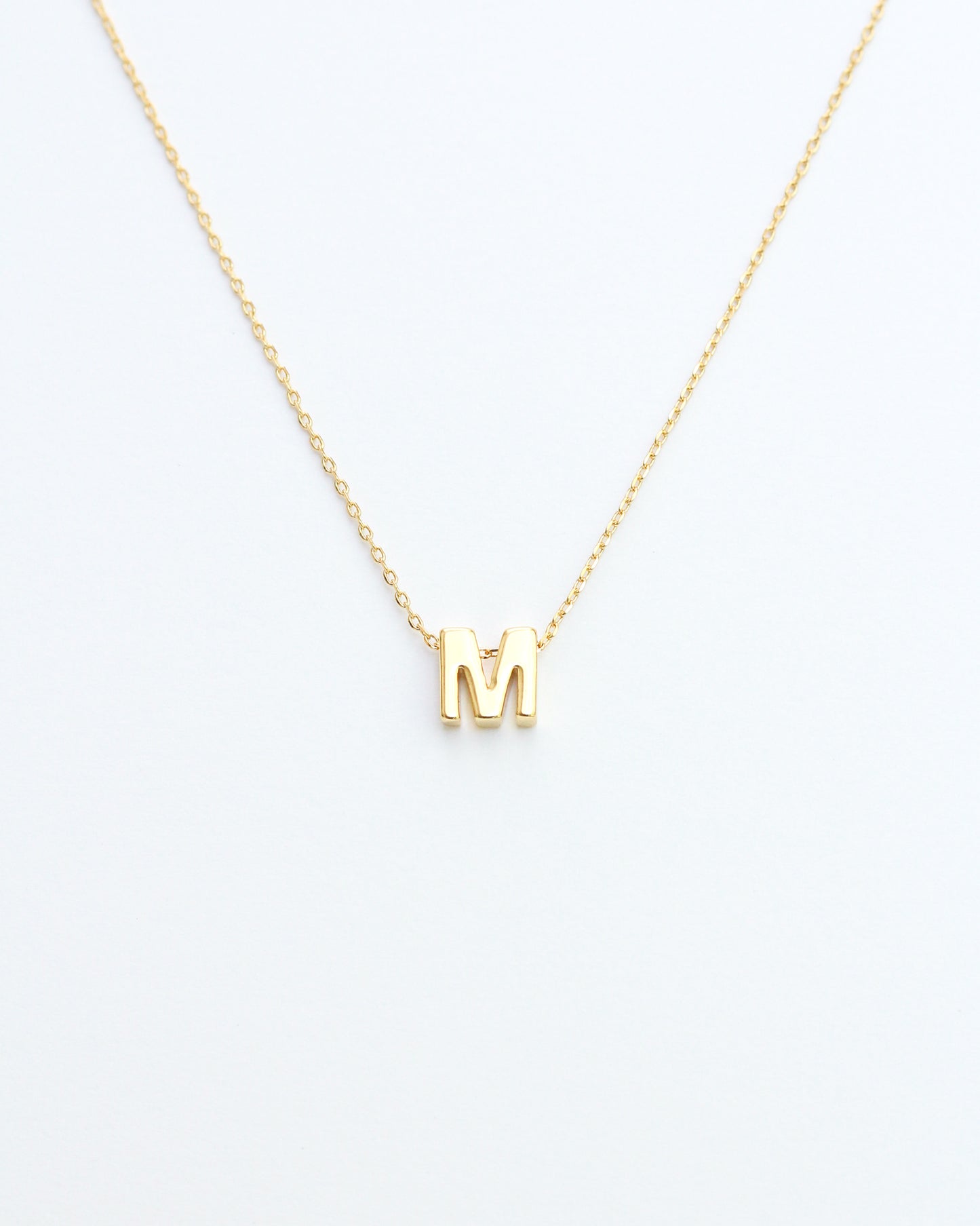 Letter M necklace