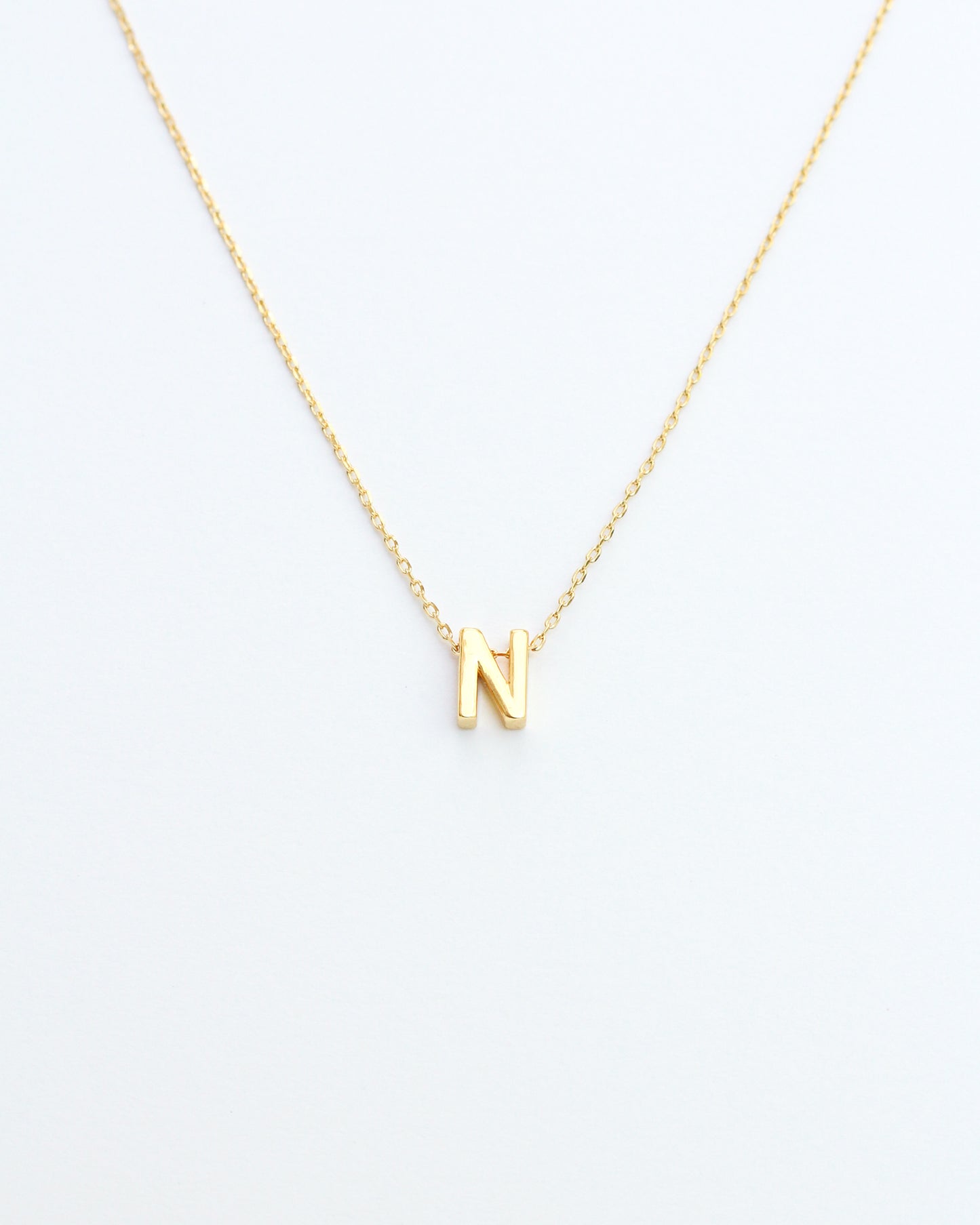 Letter N necklace
