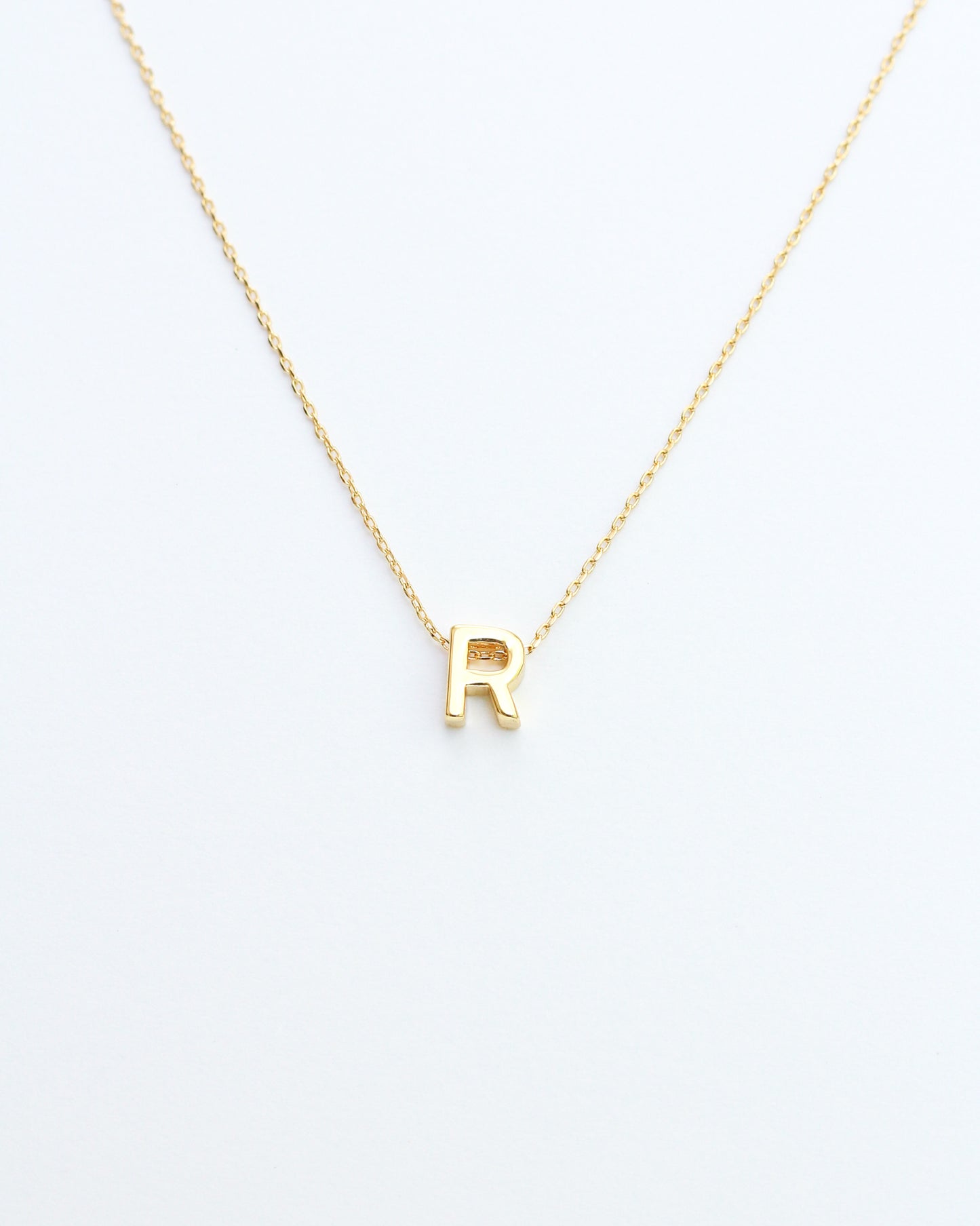 Letter R necklace