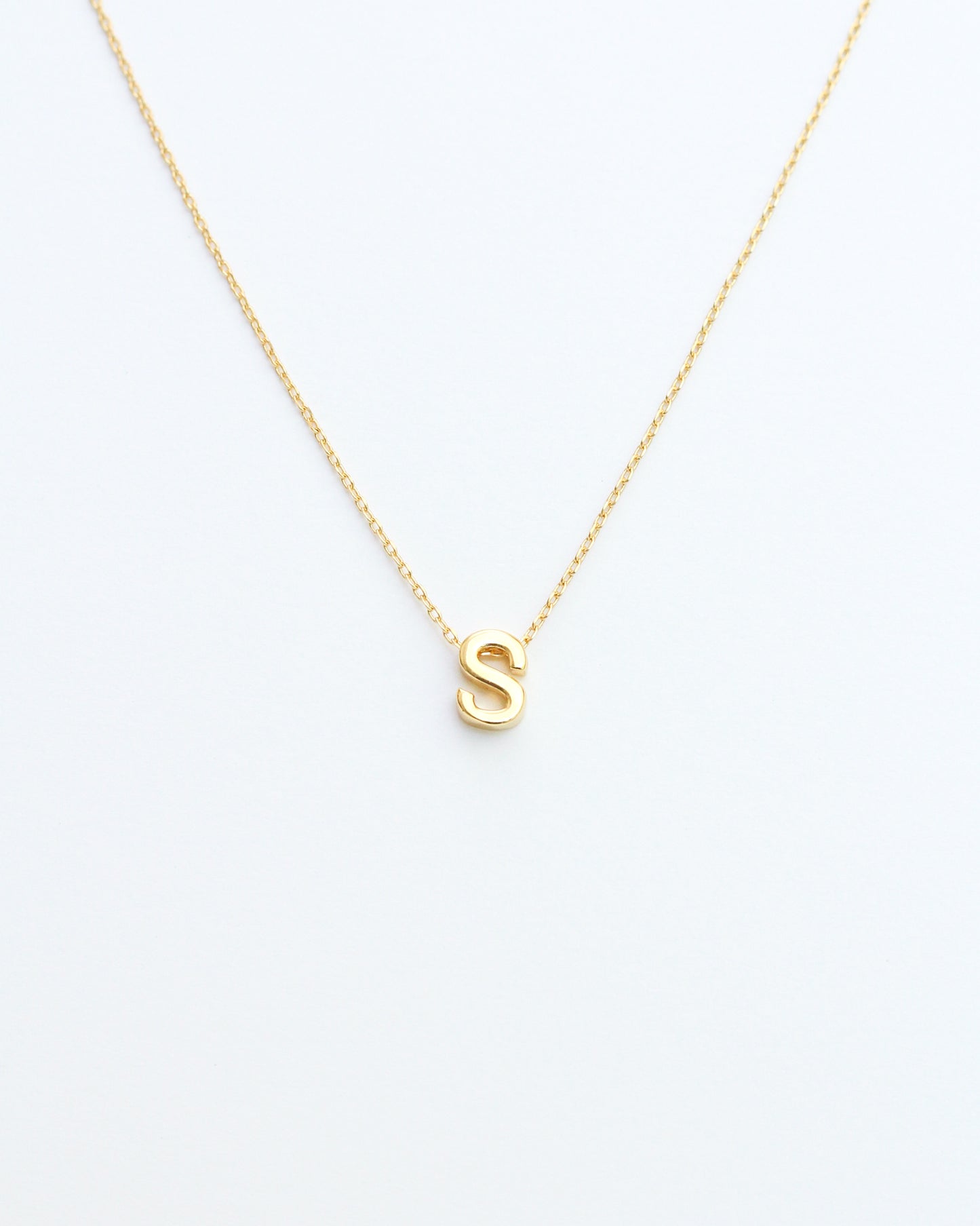 Letter S necklace