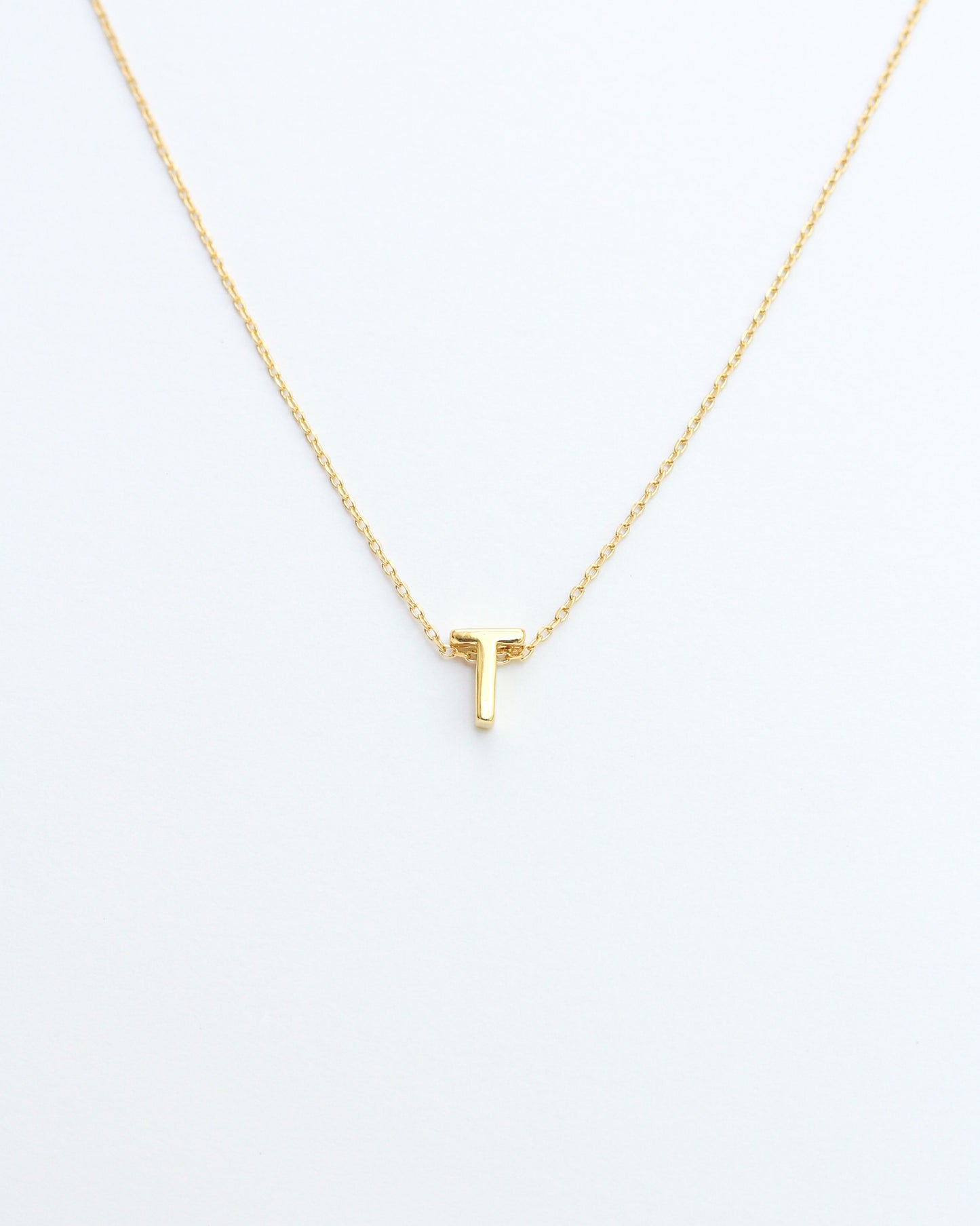Letter T necklace