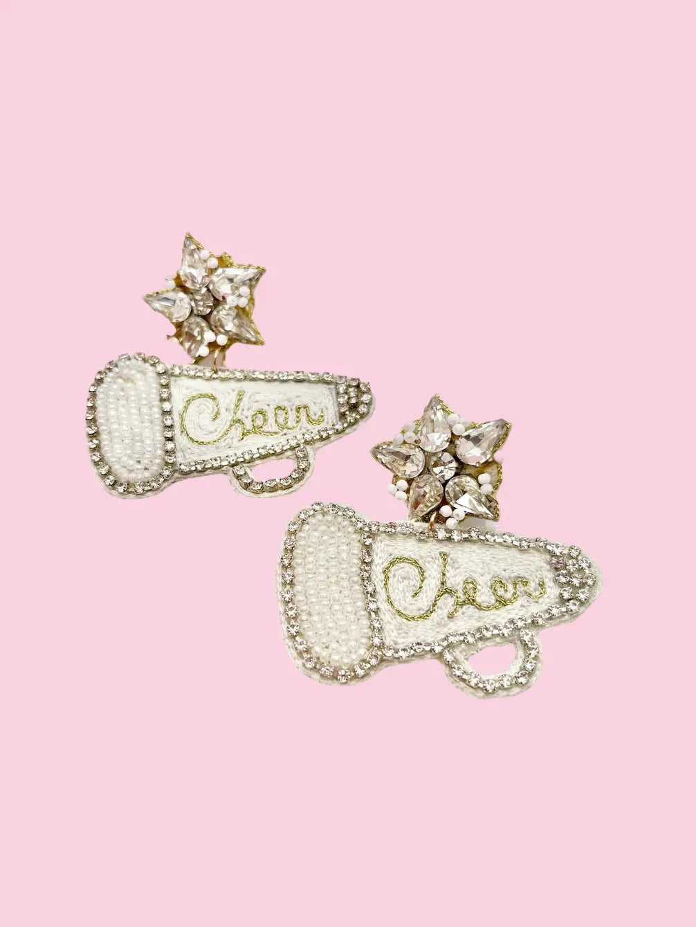 Team Cheering Beaded Earrings