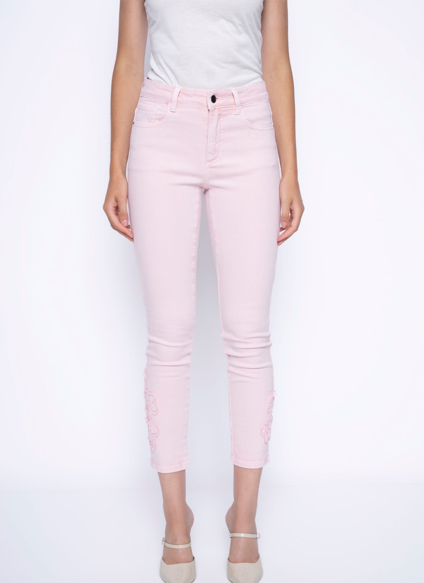 Picadilly Embellished Pink Jeans