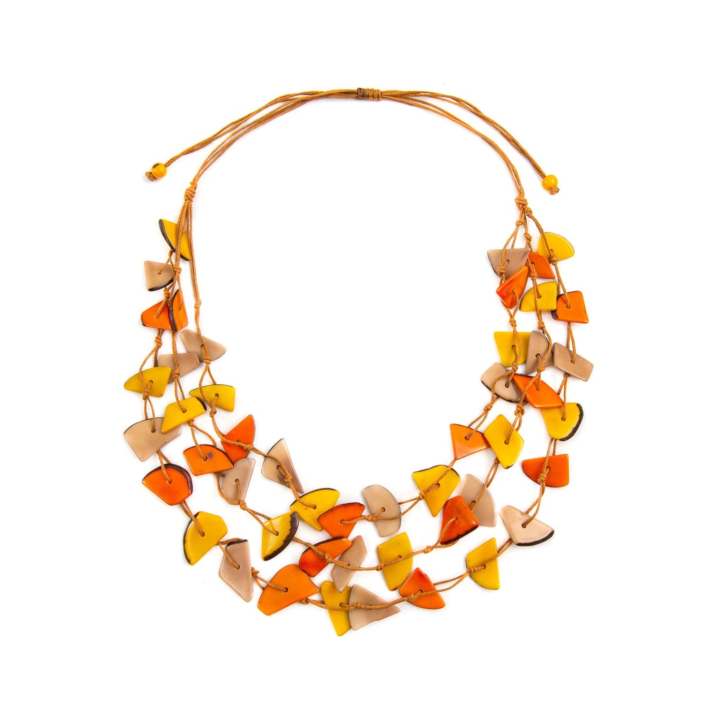 Fuji Necklace Orange Combo