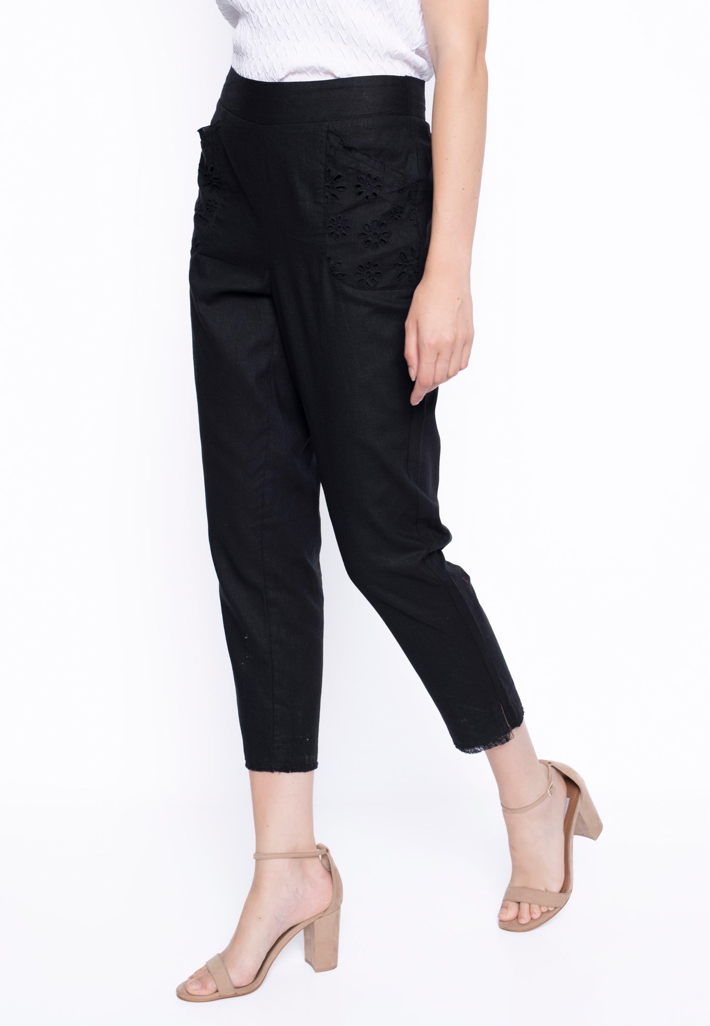 Pull-On Straight Leg Pants