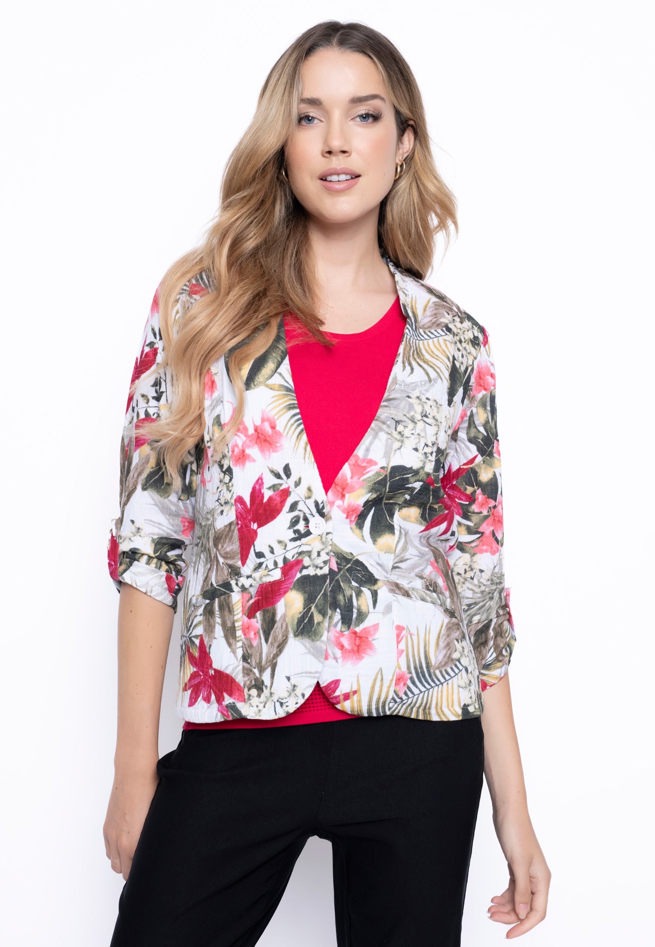 Lightweight Comfortable Floral Jacket