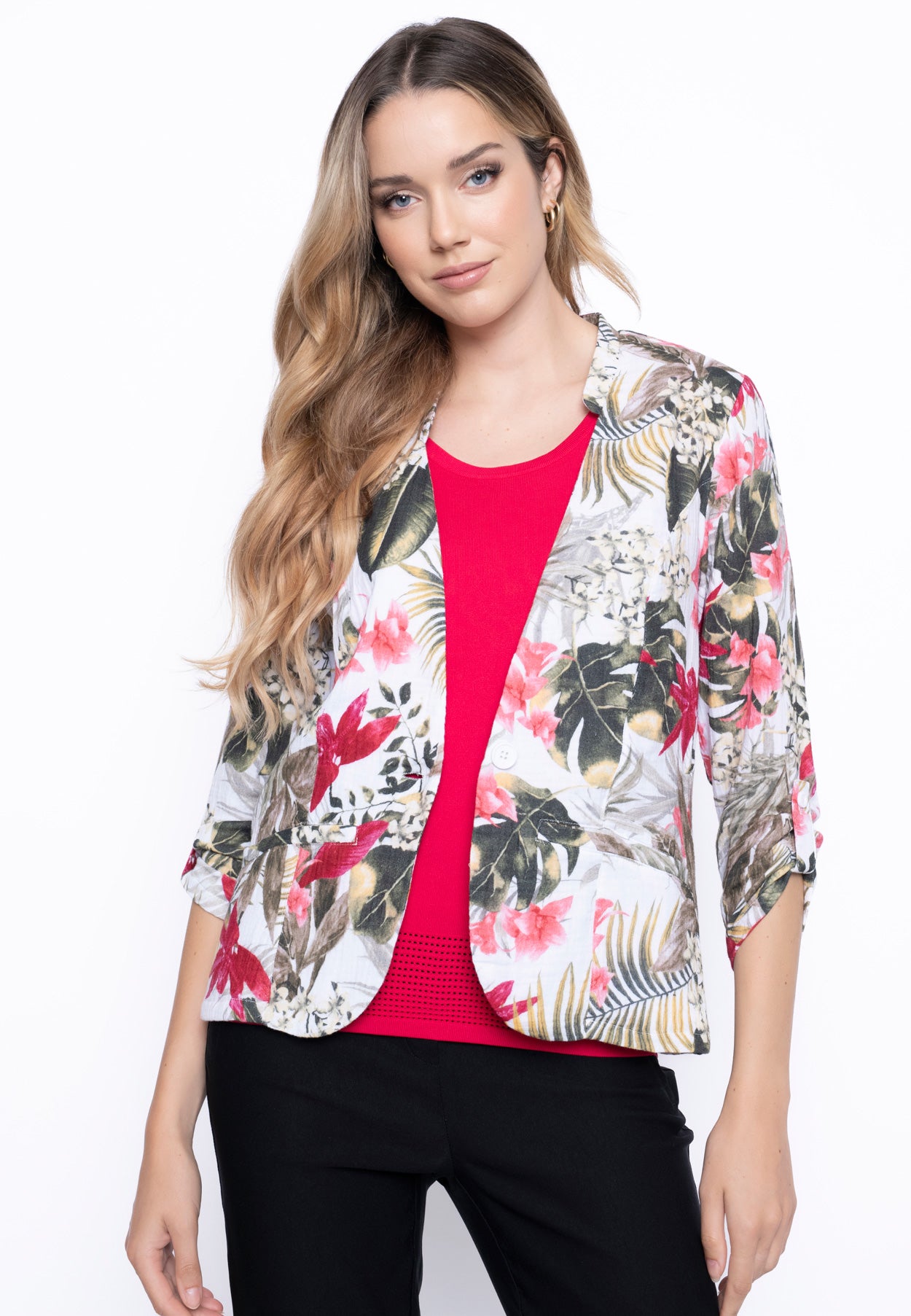 Lightweight Comfortable Floral Jacket