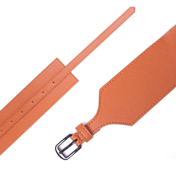 Women Adjustable Wide Buckle Belt