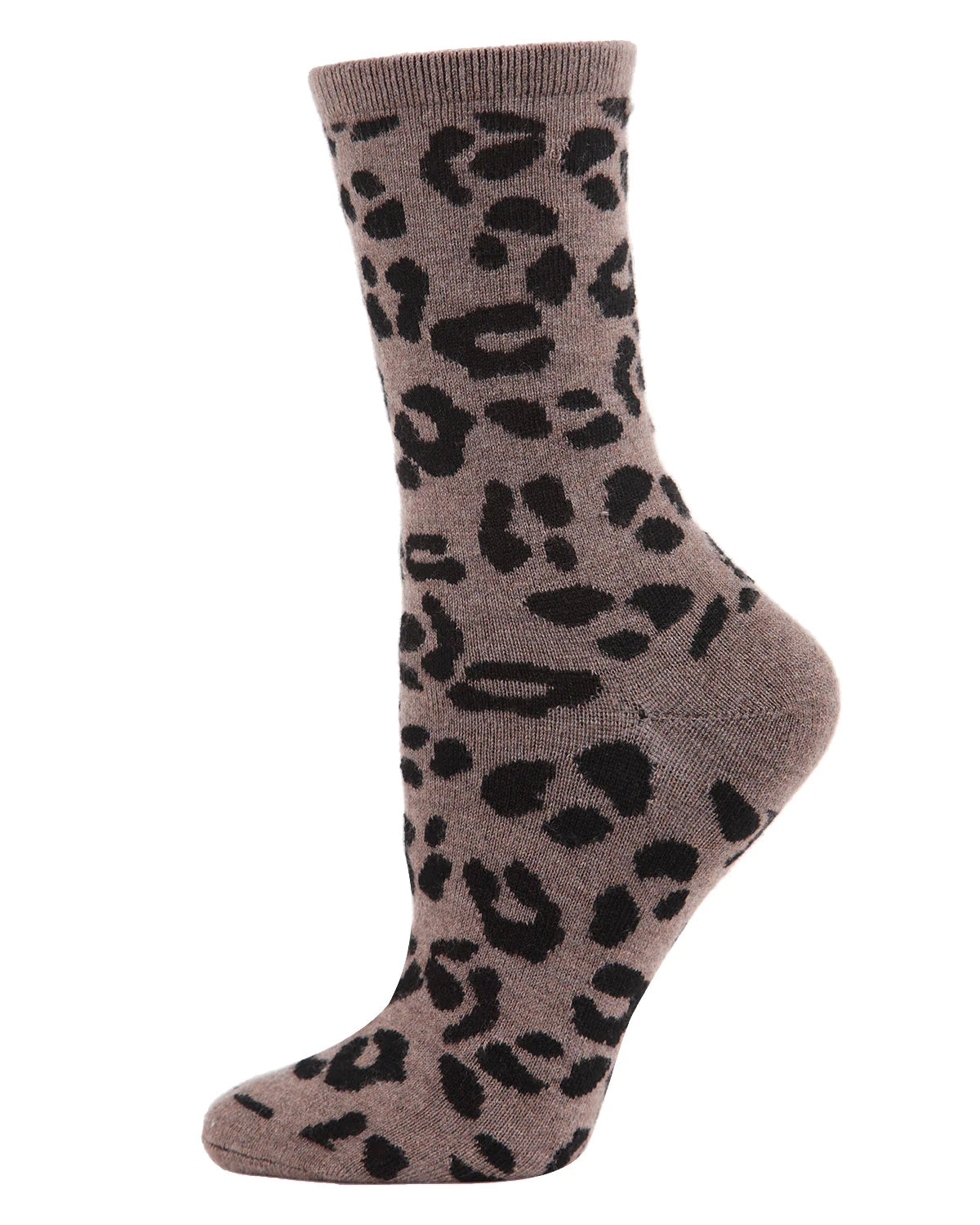 Animal Lovers Print Cashmere Crew Socks