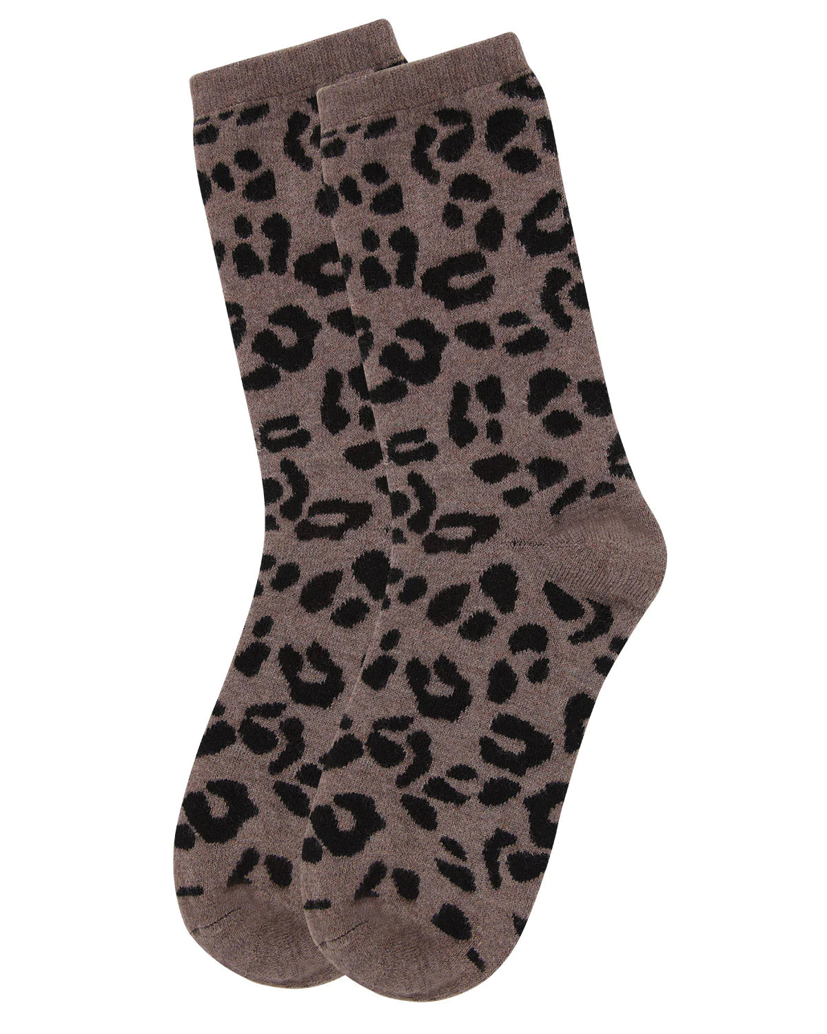 Animal Lovers Print Cashmere Crew Socks