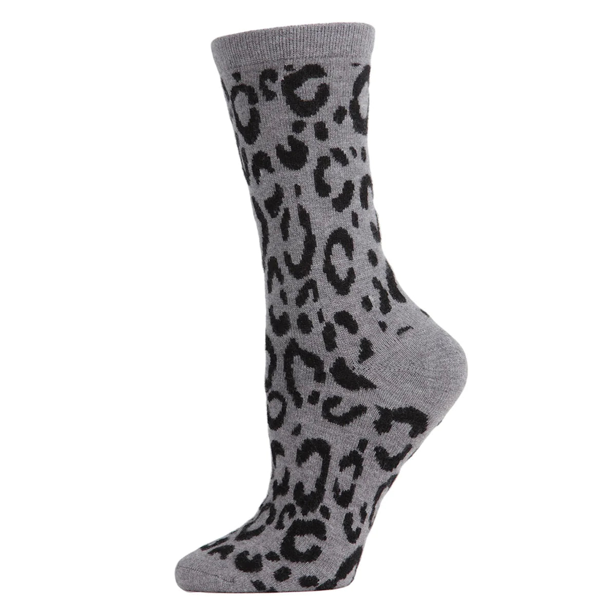 Animal Lovers Print Cashmere Crew Socks