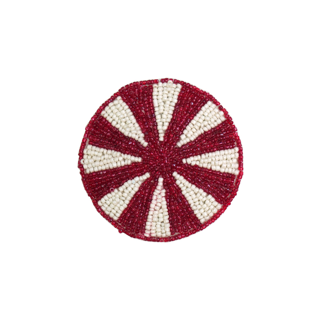 Candy Beaded Coasters - Set of 4