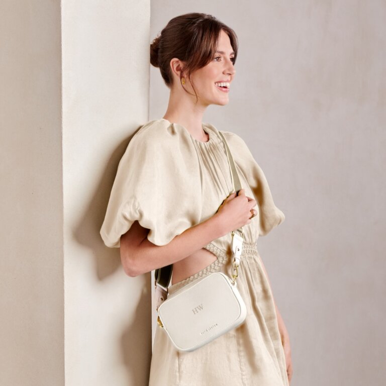 Zana Mini Crossbody Bag With Canvas Strap