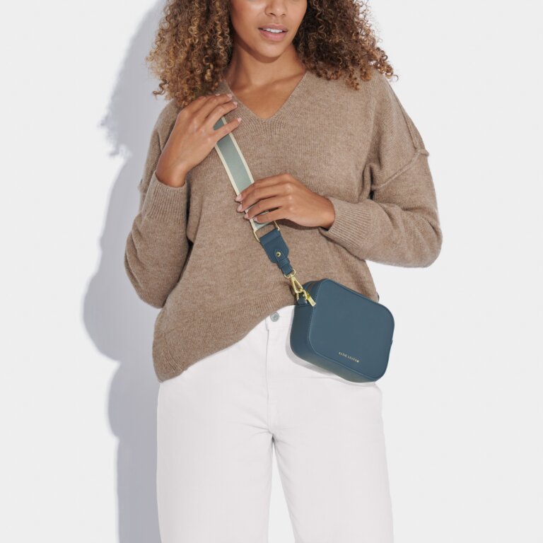 Zana Mini Crossbody Bag With Canvas Strap