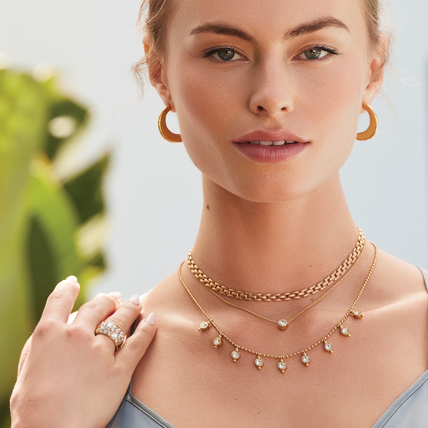 Brighton Twinkle Mod Droplet Reversible Necklace