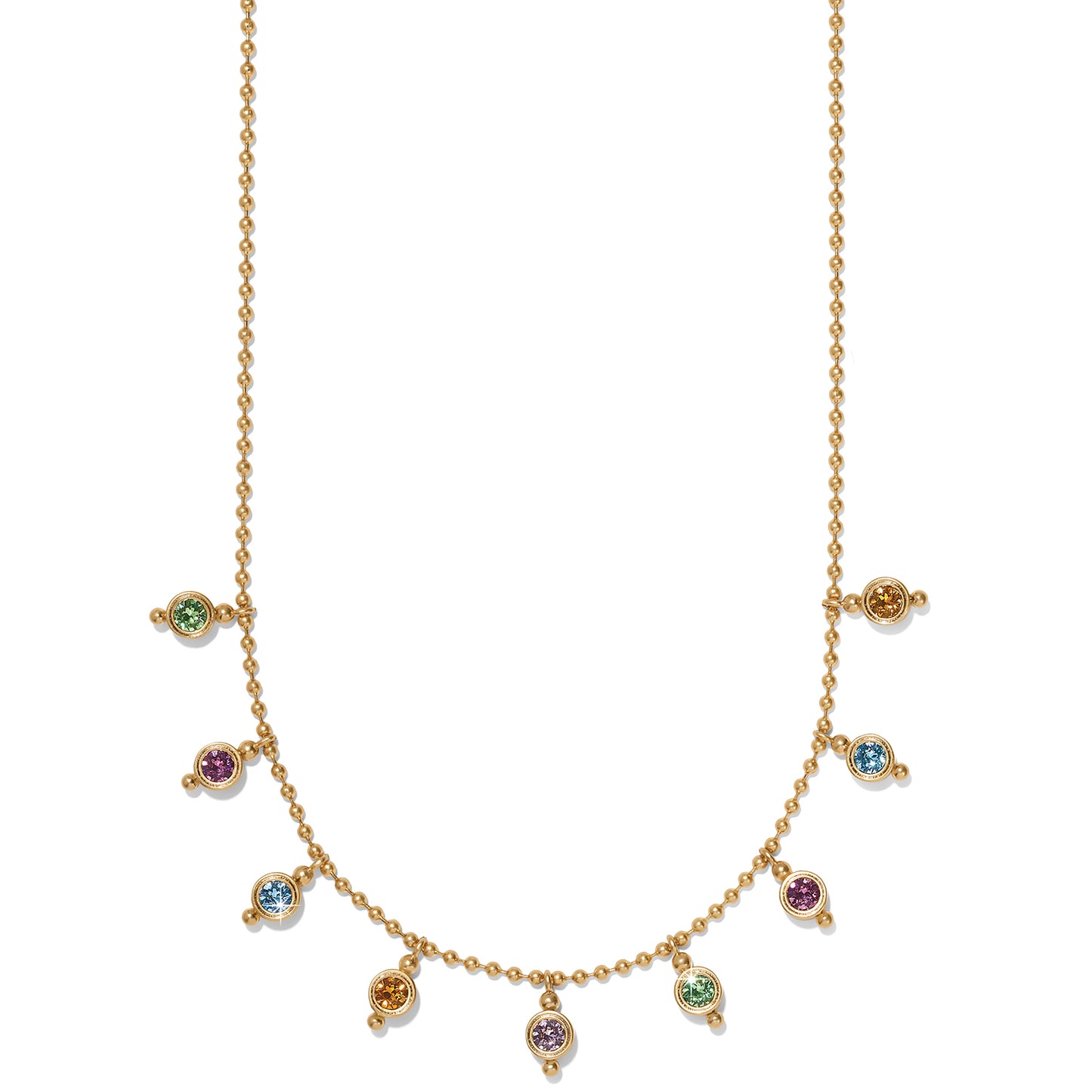 Brighton Twinkle Mod Droplet Multicolor Reversible Necklace