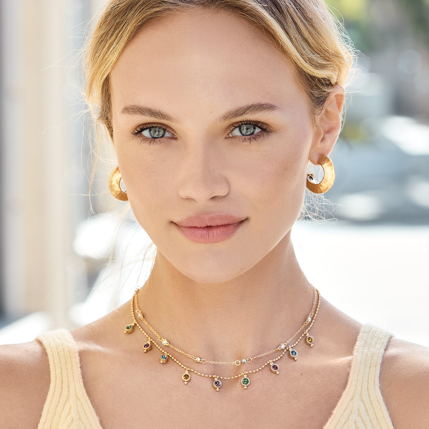 Brighton Twinkle Mod Droplet Multicolor Reversible Necklace