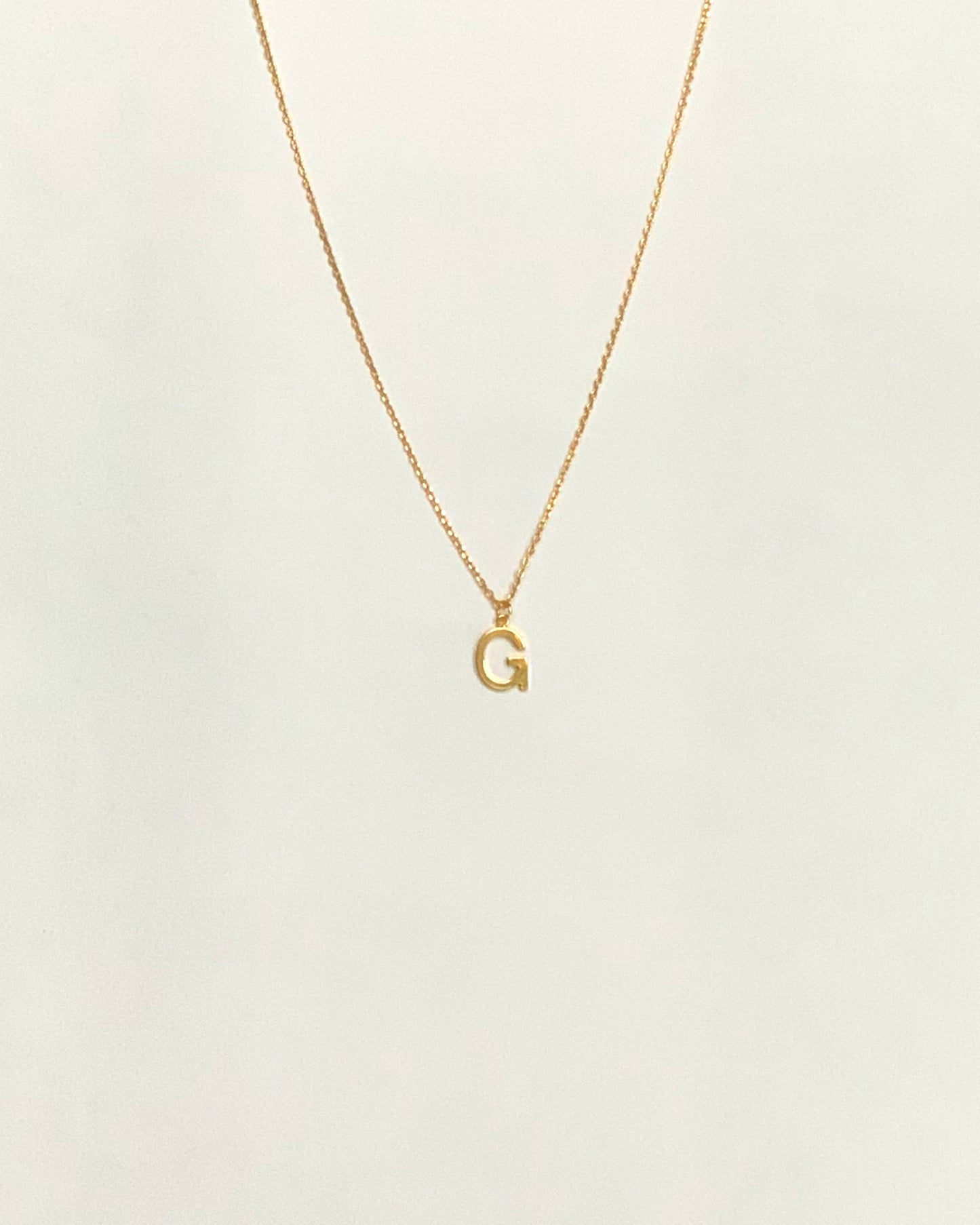 Letter Pendent Necklace