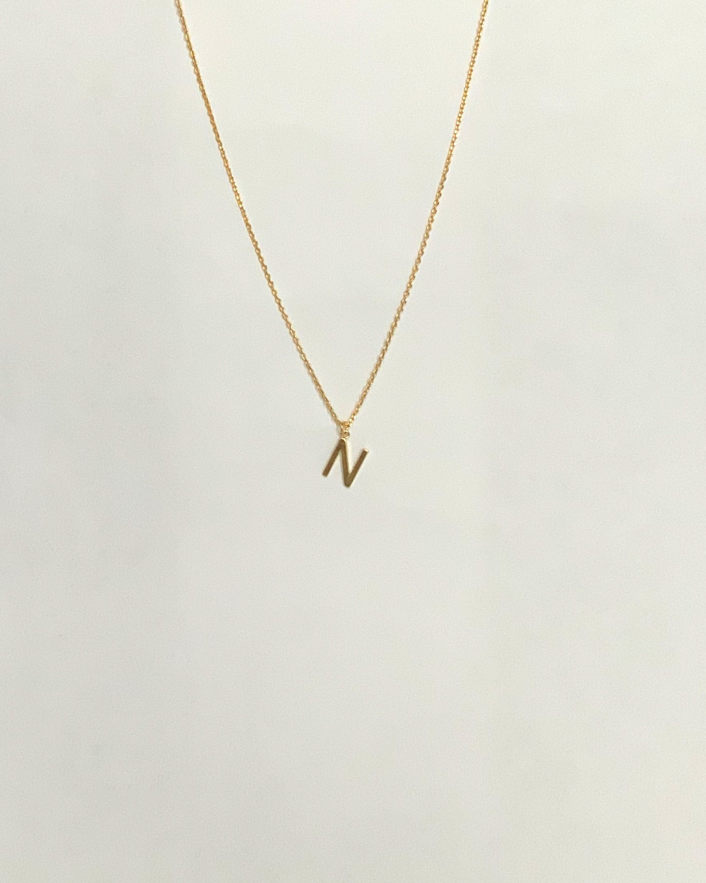 Letter Pendent Necklace