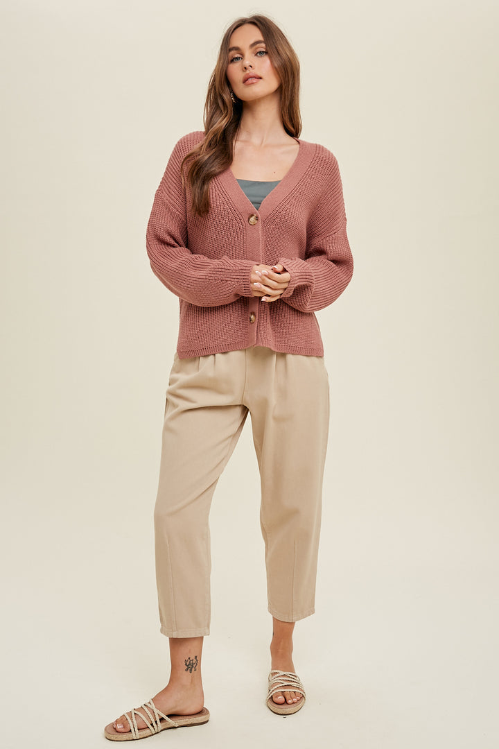 Textured Cardigan