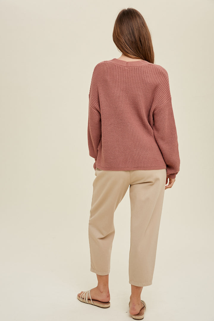 Textured Cardigan