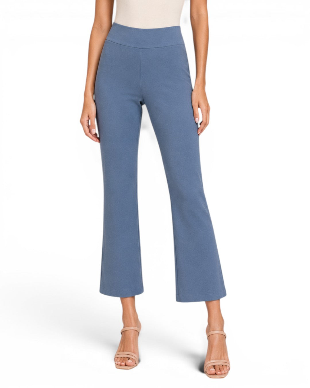 Krazy Larry P600 Pull On Wide Ankle Pant - Indigo from KADOU Boutique