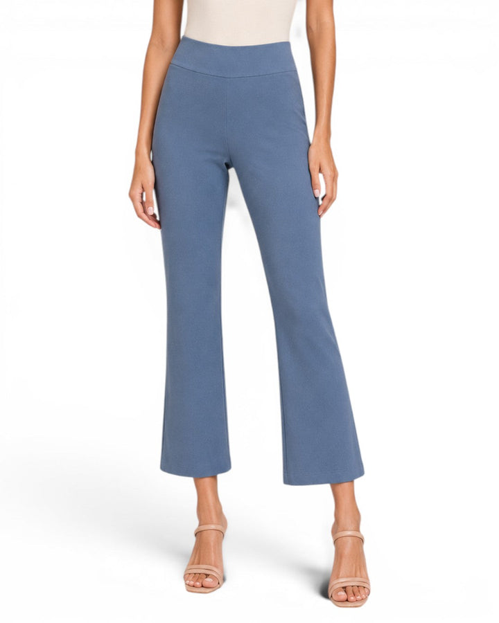 Krazy Larry P600 Pull On Wide Ankle Pant - Indigo from KADOU Boutique