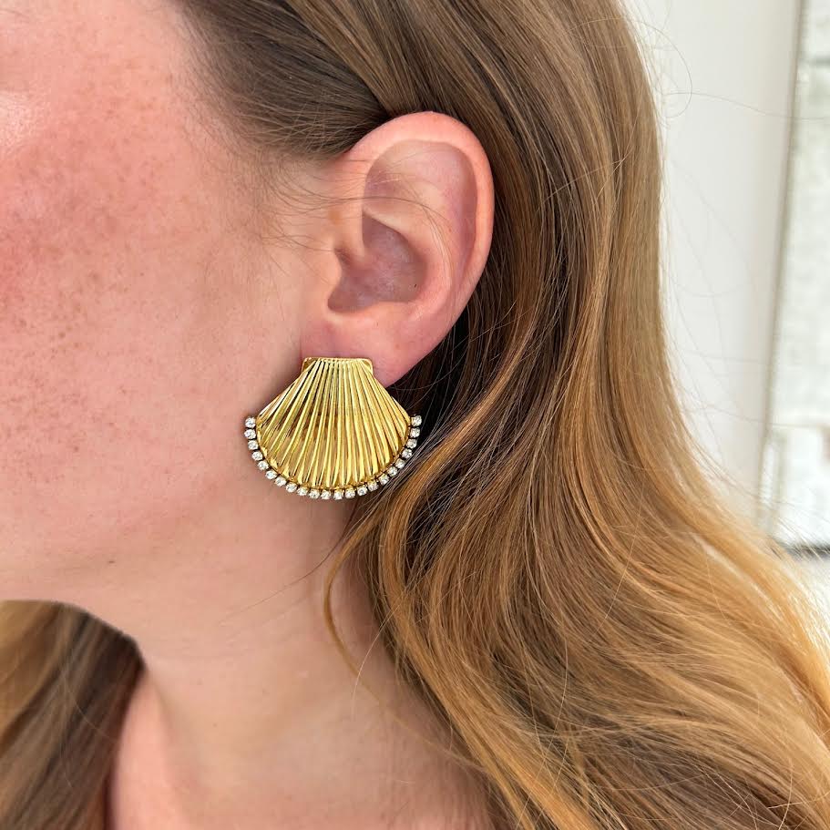 Shelly Cz Earring from KADOU Boutique