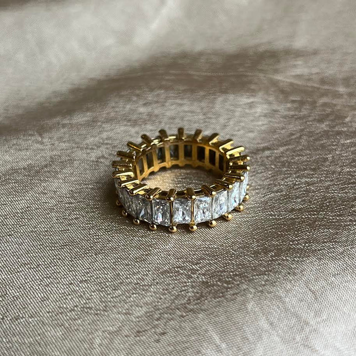 Clear Baguette Ring
