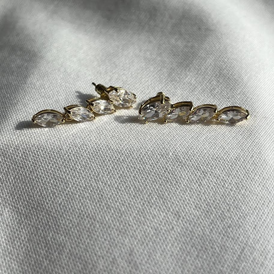 Evie Cz Earring from KADOU Boutique