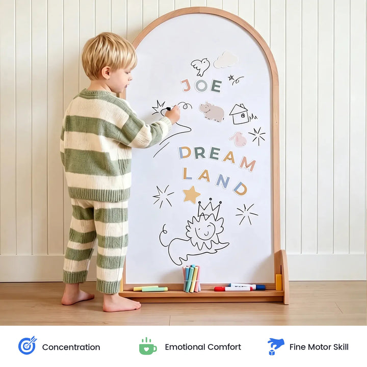 Tiny Land® Double-Sided Arched Magnet Chalkboard from KADOU Boutique