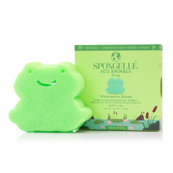 Frog | Eco Animals Kids Buffer from KADOU Boutique