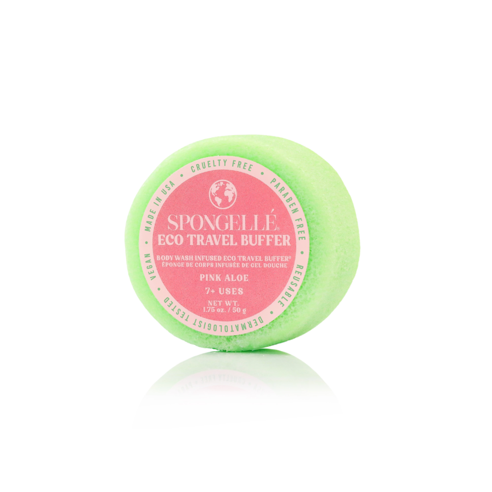 Pink Aloe | Eco Travel Buffer from KADOU Boutique