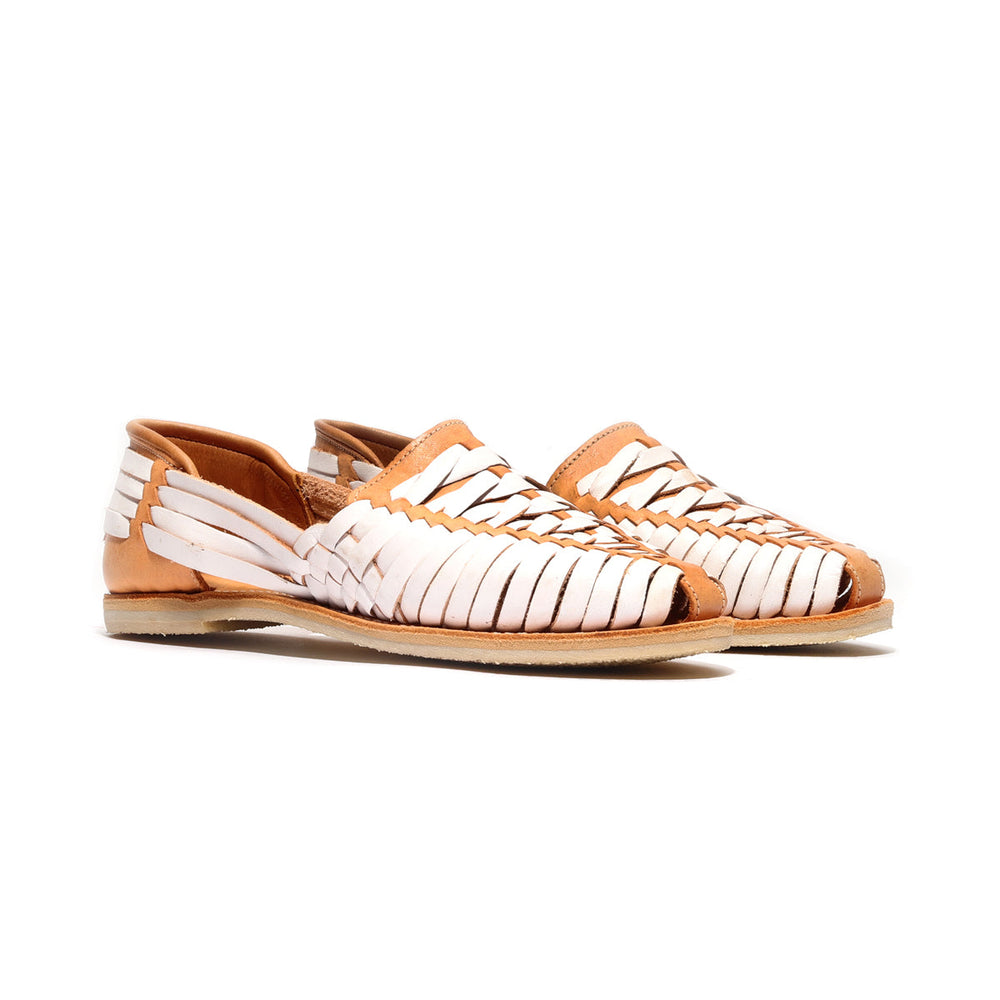 Cross Woven Huarache Horchata from KADOU Boutique