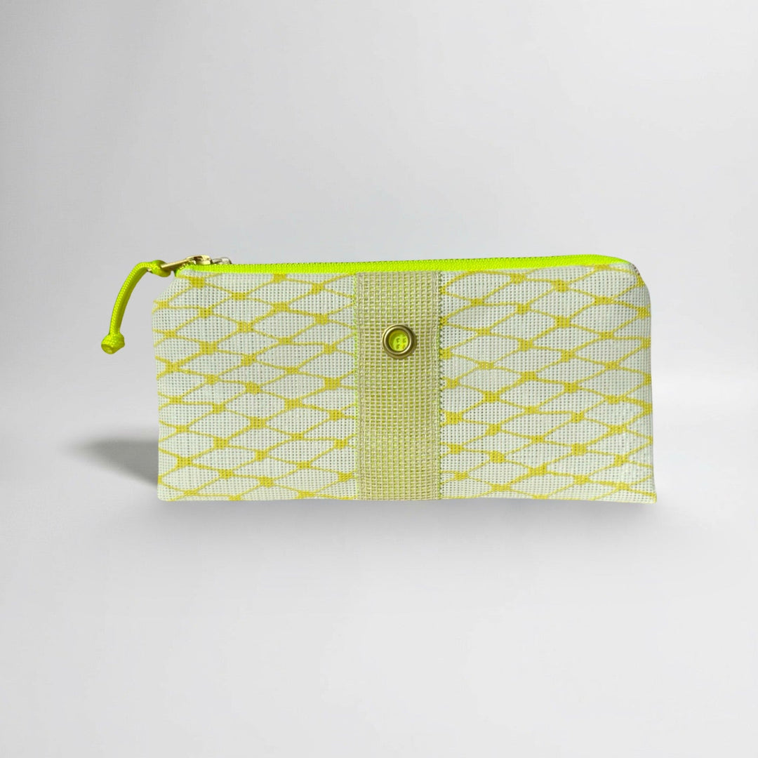 Chartreuse mini clutch from KADOU Boutique