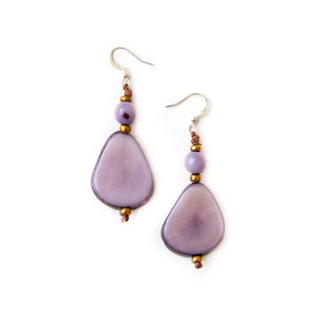 Tagua Alma Drop Earrings from KADOU Boutique