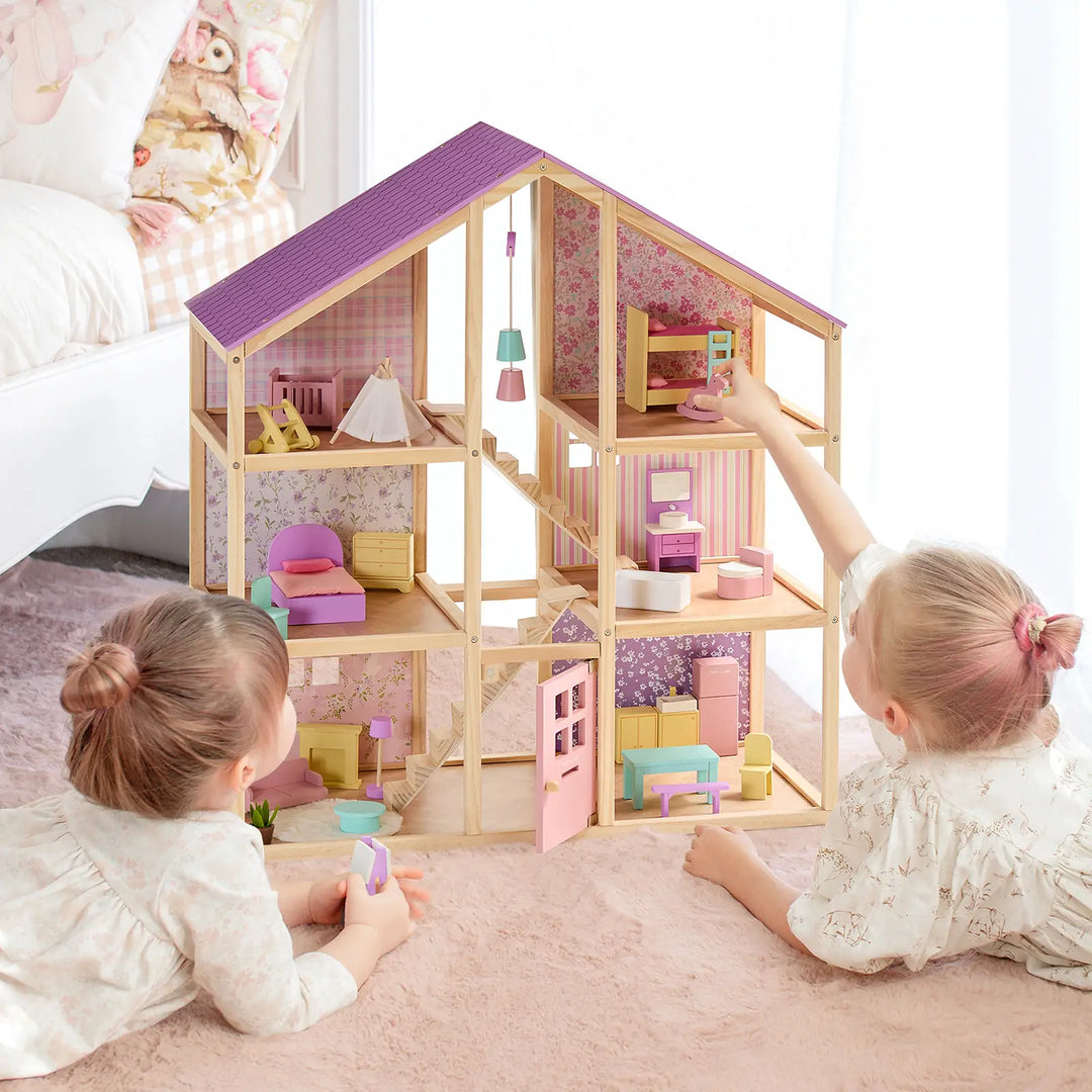Tiny Land® Sweetwood Dollhouse without Dolls