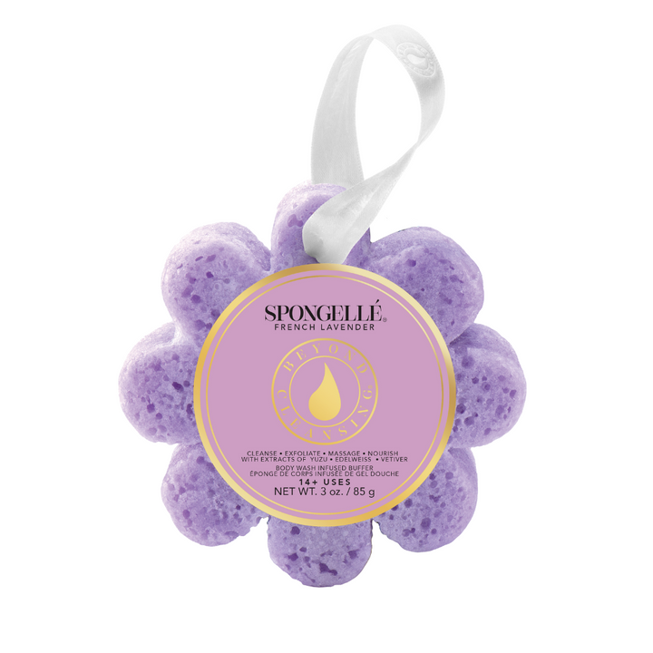 French Lavender Wild Flower, Pedi Buffer, and Body Wash Refill Set from KADOU Boutique