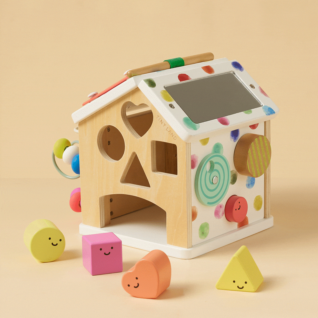 Brain &amp; Hands Playset — Montessori Box (4–6 Months) + Activity Cube