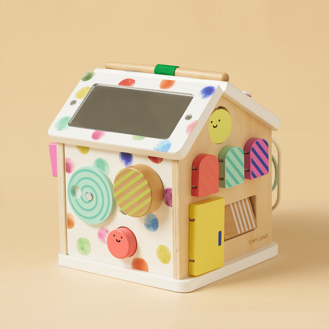 Brain &amp; Hands Playset — Montessori Box (4–6 Months) + Activity Cube