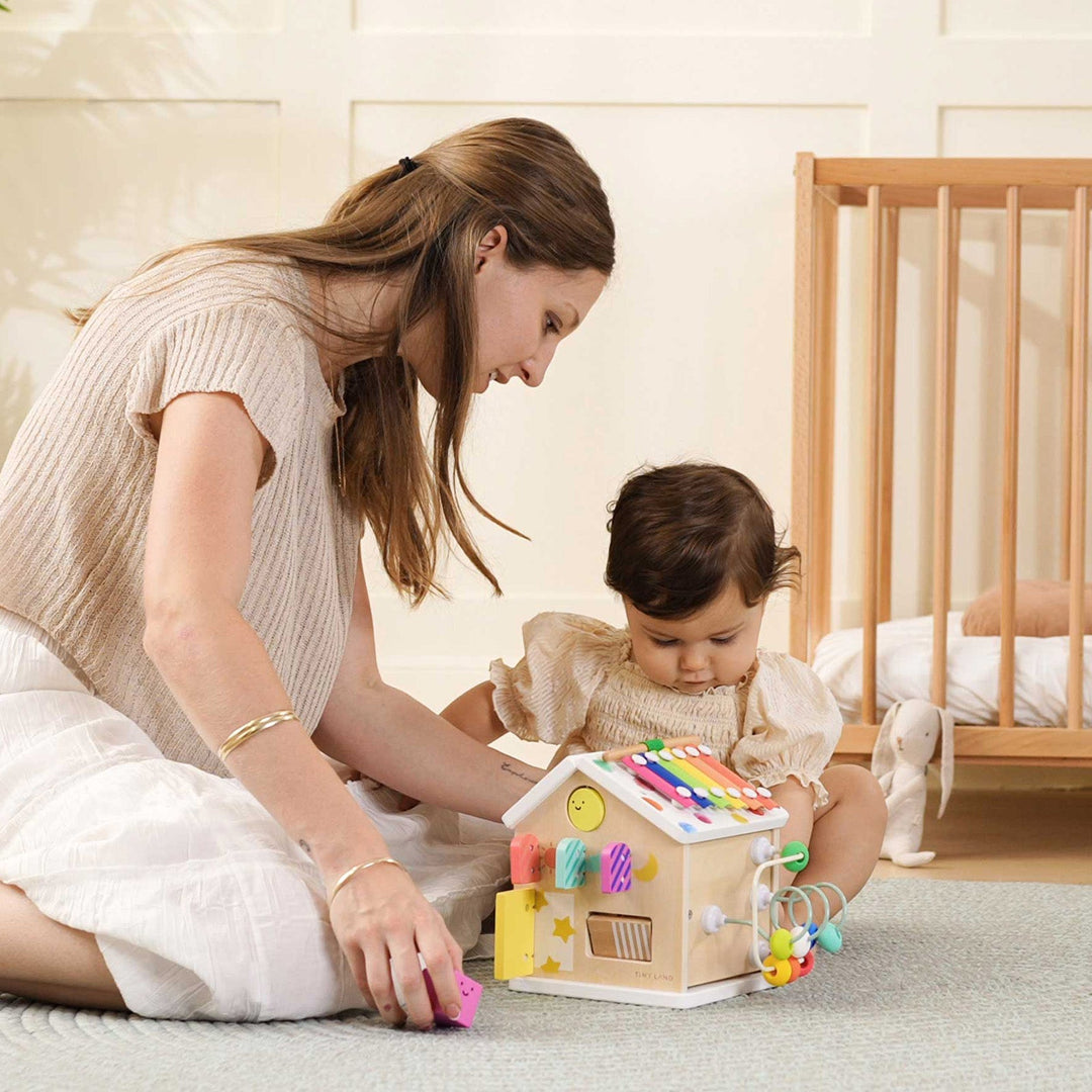 Brain &amp; Hands Playset — Montessori Box (4–6 Months) + Activity Cube