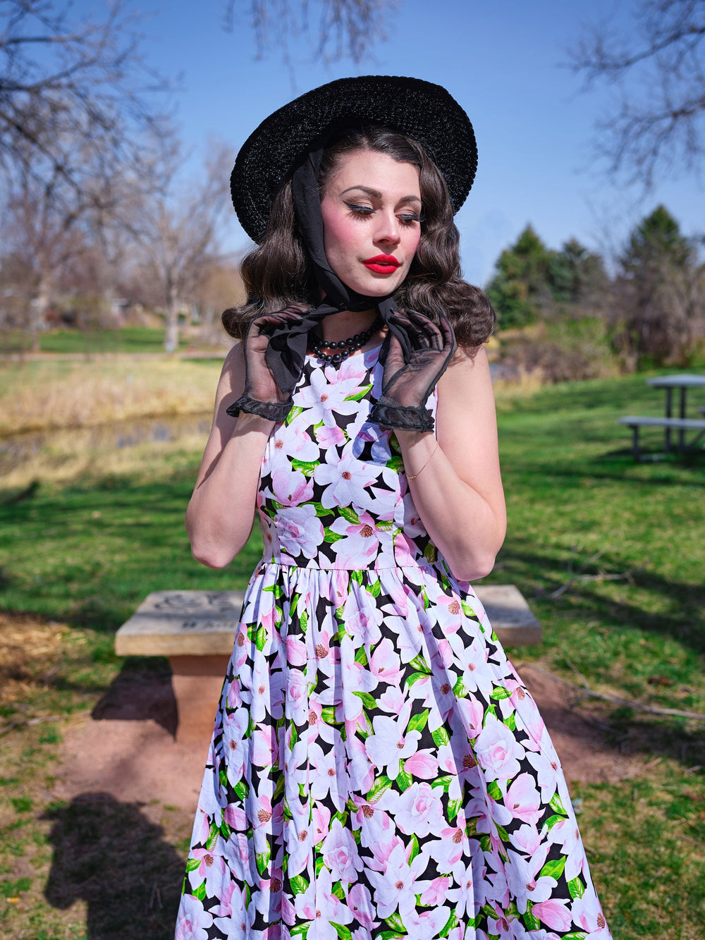 Magnolia Midi Dress from KADOU Boutique