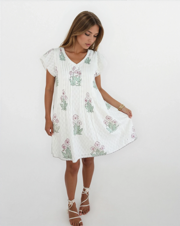 Doris Mini Dress in Cosmos