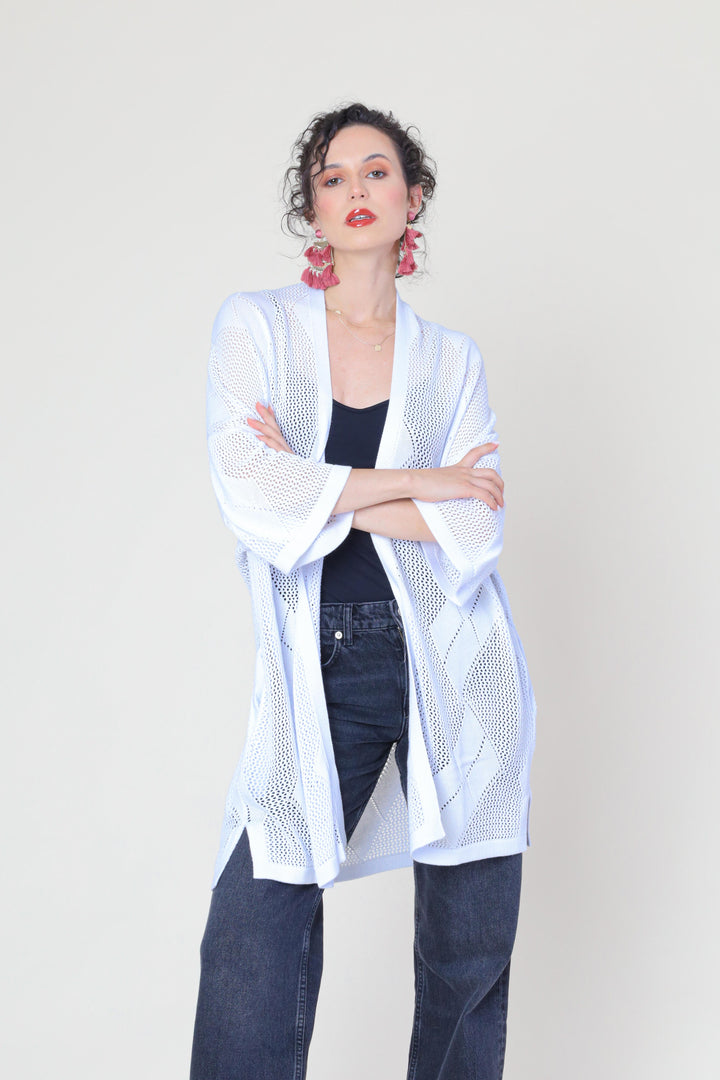 Pattern Knit Cardigan by Funsport