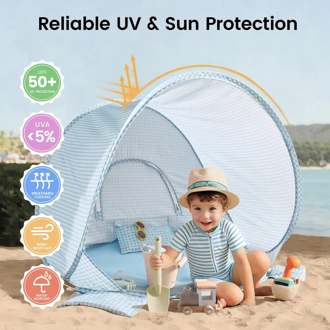 Tiny Land® One-Stop Beach Toy &amp; Tent Set