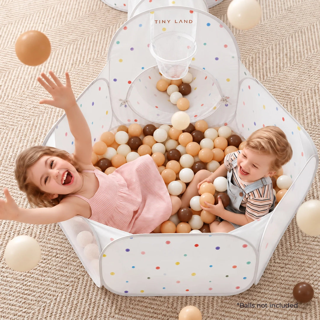 Tiny Land® Compact Adventure 3-in-1 Play Tunnel With no Balls