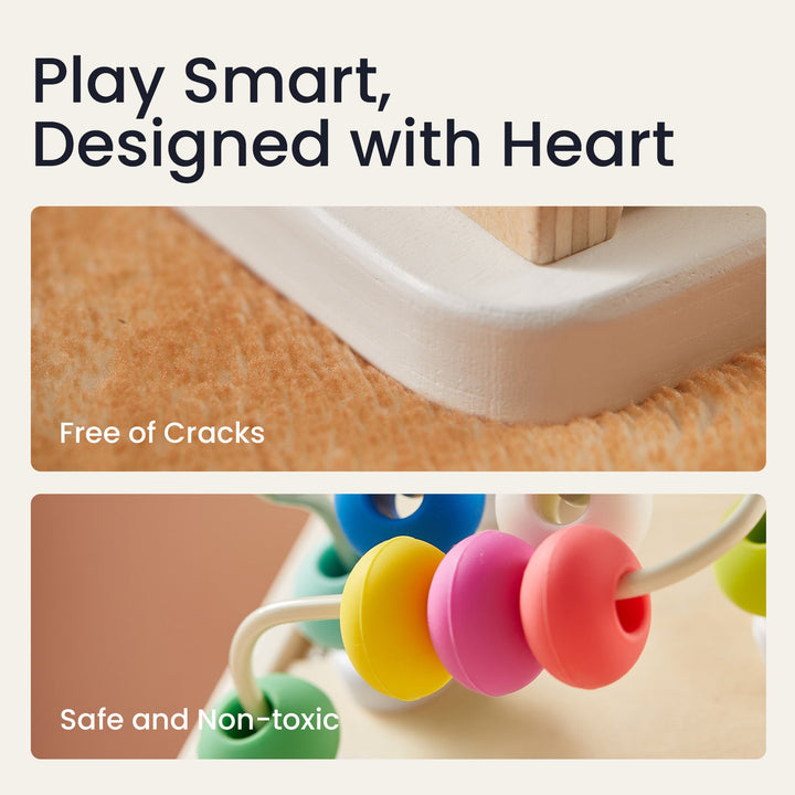 Brain &amp; Hands Playset — Montessori Box (4–6 Months) + Activity Cube