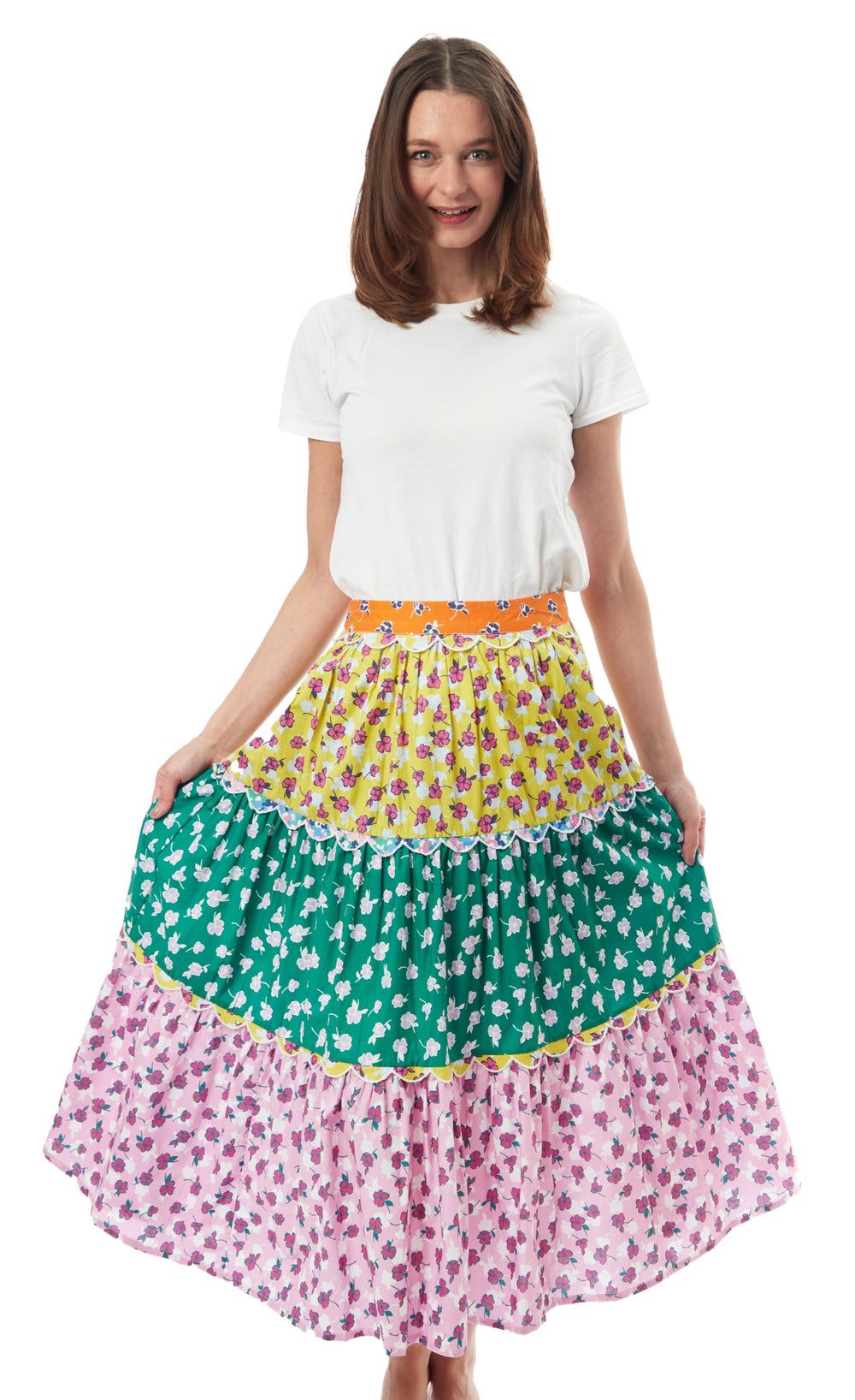 Woodstock Skirt with Embroidery from KADOU Boutique