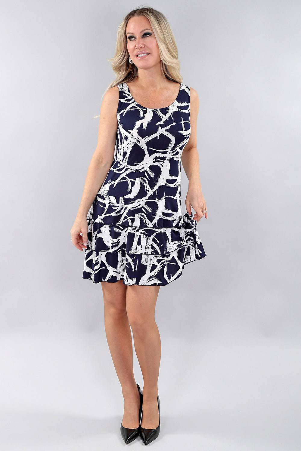 Sleeveless Ruffle Dress from KADOU Boutique